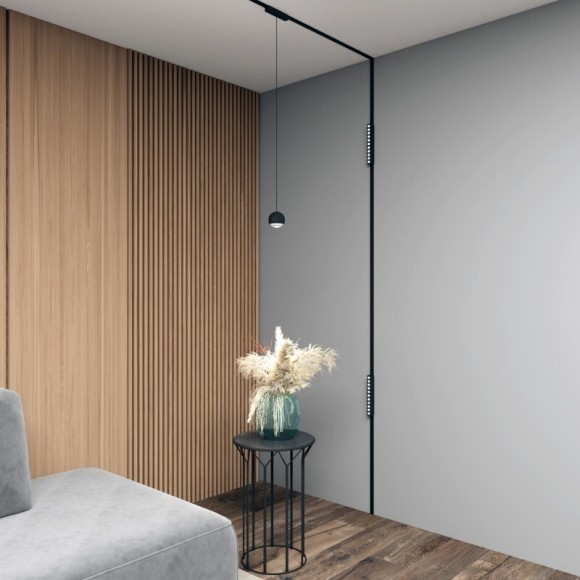 DK5316-BK Трековый магнитный светодиодный светильник Denkirs AIR 48V CRI95+ 3000К 283Лм 120° 5Вт