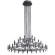 Подвесная люстра Arte lamp EMPIRE A2482SP-84BK