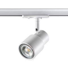 Однофазный двужильный трековый светильник Novotech 370927 MOLO под сменную лампу GU10 Однофазный двужильный трековый светильник Novotech 370927 MOLO под сменную лампу GU10