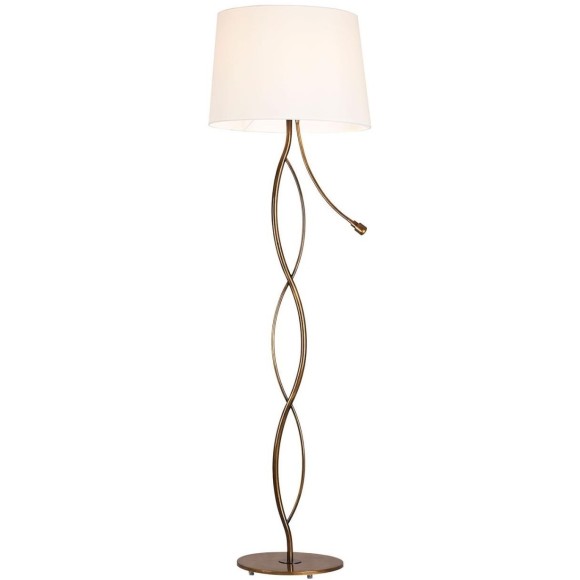 Торшер с абажуром Lussole GRLSP-0552 AJO IP21 светодиодный 2xLED E27 20W