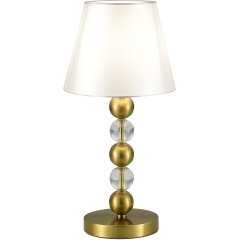 SL2003.304.01 Прикроватная лампа ST-Luce латунь/белый E27 1*40W AURORA SL2003.304.01 Прикроватная лампа ST-Luce латунь/белый E27 1*40W AURORA