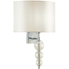 SLE105701-01 Светильник настенный Хром/Светло-бежевый E14 1*40W RAMER SLE105701-01 Светильник настенный Хром/Светло-бежевый E14 1*40W RAMER