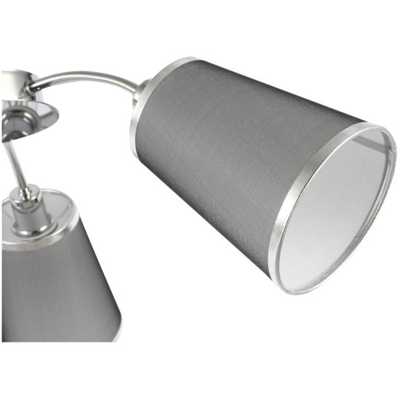 SLE103002-03 Светильник потолочный Хром/Черный E14 3*40W MALEONTE