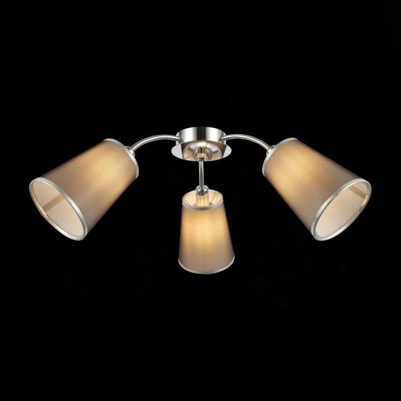 SLE103002-03 Светильник потолочный Хром/Черный E14 3*40W MALEONTE