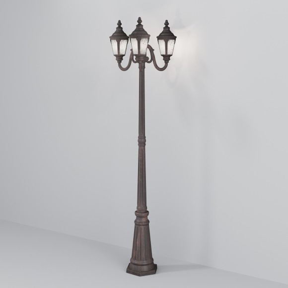 Уличный наземный светильник Maytoni O028FL-03BZ Goiri IP44 под лампы 2xE27 60W