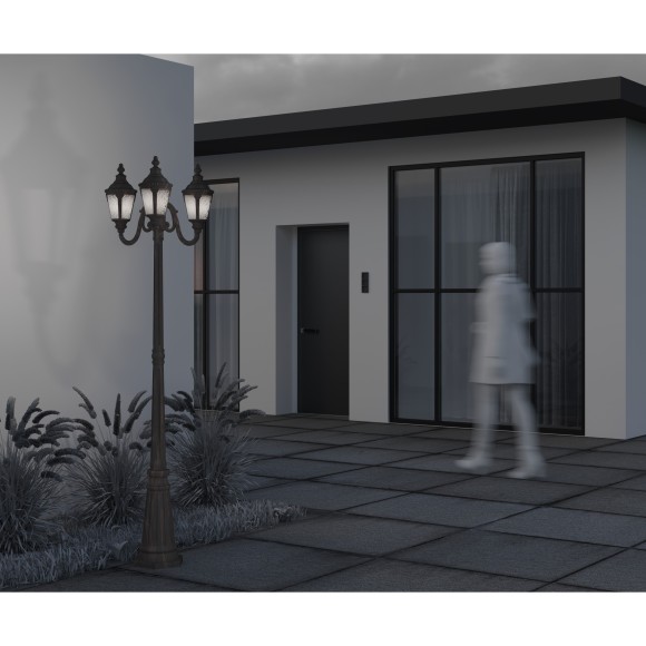 Уличный наземный светильник Maytoni O028FL-03BZ Goiri IP44 под лампы 2xE27 60W