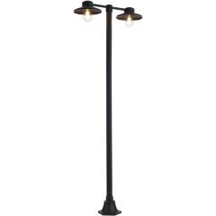 SL9542.705.02 Светильник напольный ST-Luce темно-серый/прозрачный E27 2*60W BASKO