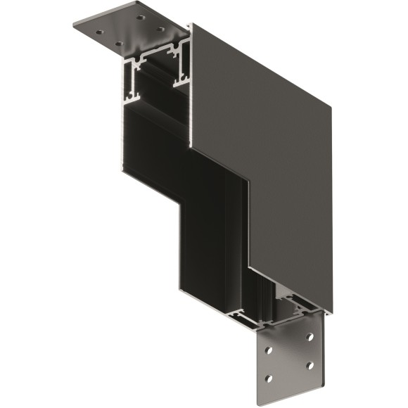 Угловой коннектор внутренний вертикальный для накладного шинопровода Maytoni Gravity TRA004ICL-21B Угловой коннектор внутренний вертикальный для накладного шинопровода Maytoni Gravity TRA004ICL-21B