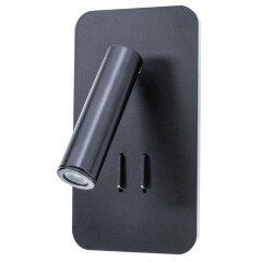 Спот светодиодный для чтения с выключателем Electra A8233AP-1BK