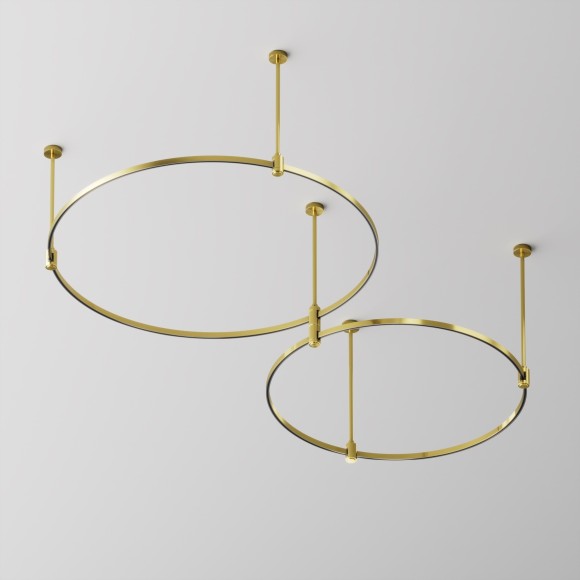 Шинопровод-круг 800мм накладной/подвесной Maytoni Flarity TRX154-R-D800-BS