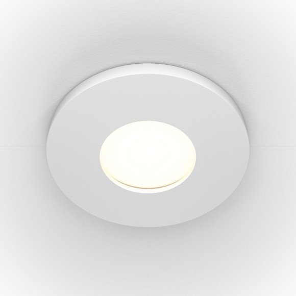 Встраиваемый светильник Maytoni DL083-01-GU10-RD-W Stark IP65 под лампу 1xGU10 50W