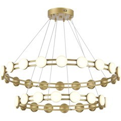 SL6610.203.36 Светильник подвесной ST-Luce золотистый/белый LED 1*70W 4000K MONRO SL6610.203.36 Светильник подвесной ST-Luce золотистый/белый LED 1*70W 4000K MONRO