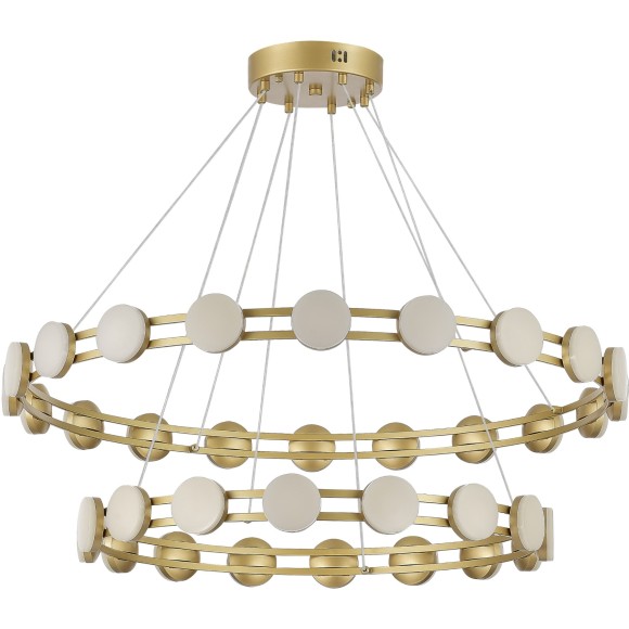 SL6610.203.36 Светильник подвесной ST-Luce золотистый/белый LED 1*70W 4000K MONRO SL6610.203.36 Светильник подвесной ST-Luce золотистый/белый LED 1*70W 4000K MONRO