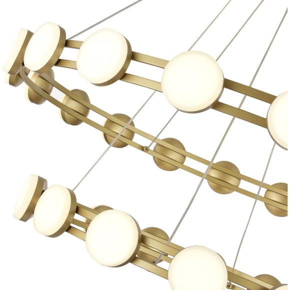 SL6610.203.36 Светильник подвесной ST-Luce золотистый/белый LED 1*70W 4000K MONRO SL6610.203.36 Светильник подвесной ST-Luce золотистый/белый LED 1*70W 4000K MONRO