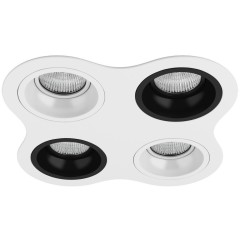 Встраиваемый светильник Lightstar D64606070607 Domino под лампы 4xGU5.3 200W Встраиваемый светильник Lightstar D64606070607 Domino под лампы 4xGU5.3 200W
