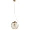 Светильник подвесной Crystal Lux MAYO SP1 D200 GOLD/AMBER