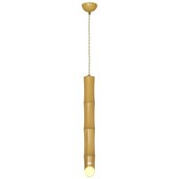 Подвесной светильник цилиндр Lussole LSP-8563-3 BAMBOO IP21 под лампу 1xGU10 50W