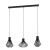 390125 BASIDANO Люстра потолочная с тремя лампами E27, черный, металл