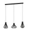 390125 BASIDANO Люстра потолочная с тремя лампами E27, черный, металл