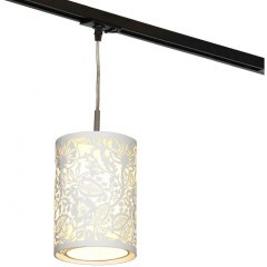 Однофазный двужильный трековый светильник Lussole LSF-2306-01-TAB VETERE под сменную лампу Е14 Однофазный двужильный трековый светильник Lussole LSF-2306-01-TAB VETERE под сменную лампу Е14