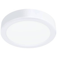 900582 Накладной светильник диммируемый FUEVA 5, 11W (LED), 3000K, ?160, сталь, белый / пластик, белый