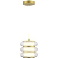 SL6239.203.03 Светильник подвесной ST-Luce золото/прозрачный LED 1*16W 3000K FRITTELA