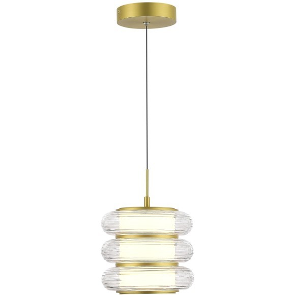 SL6239.203.03 Светильник подвесной ST-Luce золото/прозрачный LED 1*16W 3000K FRITTELA