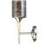 Arte Lamp Maria A4536AP-1AB Настенный светильник бра со стеклянным янтарным плафоном 14 см, металл античная бронза, лампа E27 1шт до 60Вт IP20 220В, без выключателя на корпусе