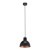 49238 Подвес TRURO 1, 1х60W (E27), ?210, H1100, сталь, черный, медный