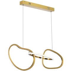 SL6505.203.26 Светильник подвесной ST-Luce Золотистый/Золотистый LED 1*26W 4000K ABRA SL6505.203.26 Светильник подвесной ST-Luce Золотистый/Золотистый LED 1*26W 4000K ABRA