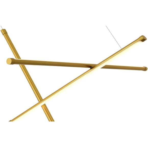 SL6207.213.37 Светильник подвесной ST-Luce Матовое золото LED 1*37W 3000K RETICO