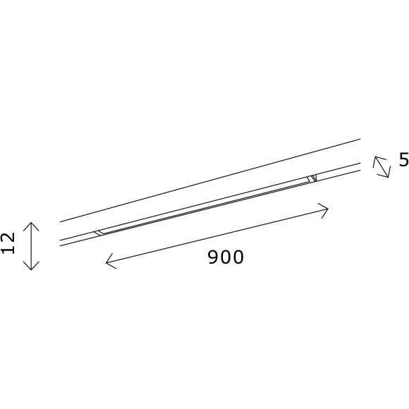 ST667.436.15 Ультратонкий трековый магнитный светодиодный светильник ST-Luce Super 5 CRI80+ 3000К 1060Лм 100° 15Вт ST667.436.15 Ультратонкий трековый магнитный светодиодный светильник ST-Luce Super 5 CRI80+ 3000К 1060Лм 100° 15Вт