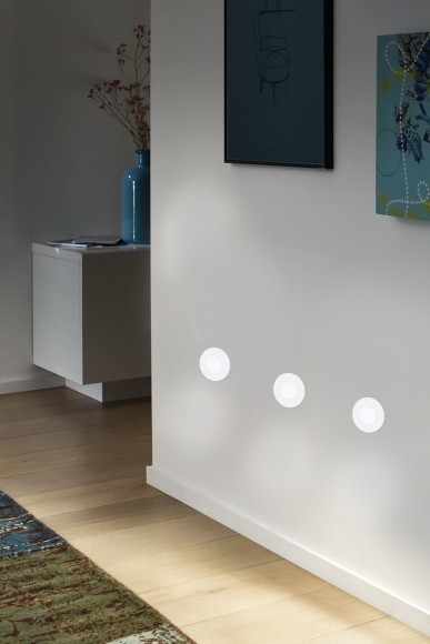 95821 Комплект светодиодных встраиваемых светильников PINEDA, 3х4,9W(LED), ?78, IP44, пластик, белый