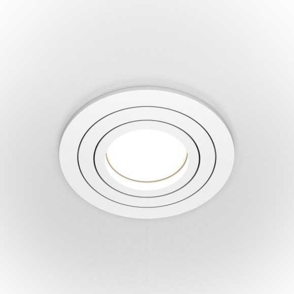 Встраиваемый светильник Maytoni DL023-2-01W Atom под лампу 1xGU10 50W