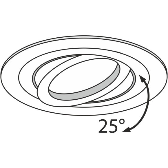 Встраиваемый светильник Maytoni DL023-2-01W Atom под лампу 1xGU10 50W