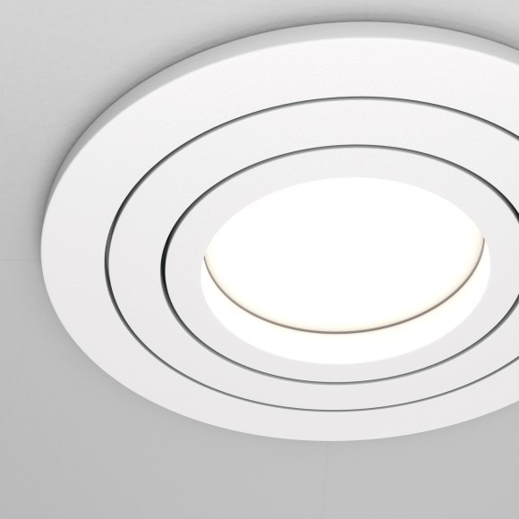 Встраиваемый светильник Maytoni DL023-2-01W Atom под лампу 1xGU10 50W