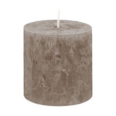 422581 Свеча парафиновая GLENBARR, H80 парафин, светло-коричневый