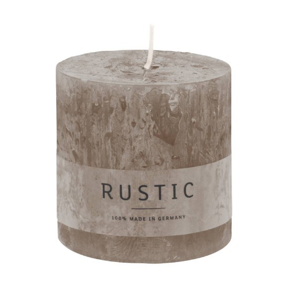 422581 Свеча парафиновая GLENBARR, H80 парафин, светло-коричневый