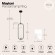 Подвесной светильник с 2 плафонами Maytoni MOD013PL-02B RING под лампы 2xG9 25W