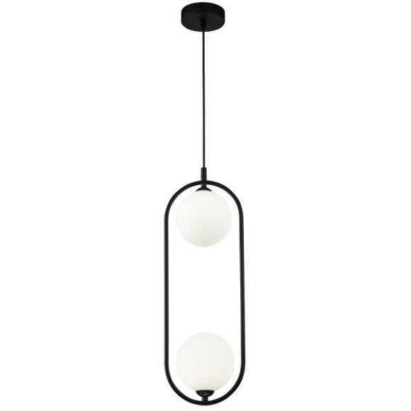 Подвесной светильник с 2 плафонами Maytoni MOD013PL-02B RING под лампы 2xG9 25W