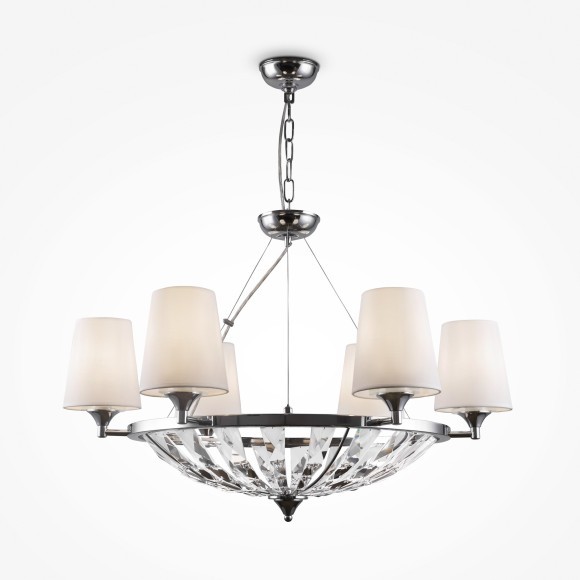 Подвесная люстра хрустальная Pantheon H021PL-06CH Подвесная люстра хрустальная Pantheon H021PL-06CH
