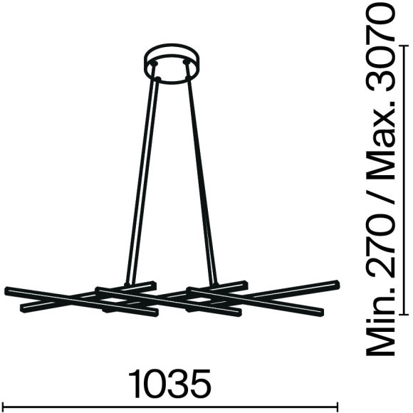 Подвесной светильник Maytoni MOD244PL-L50BSK