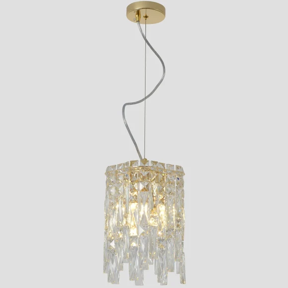 Светильник подвесной Crystal Lux ABRIL SP2 GOLD 0021/202