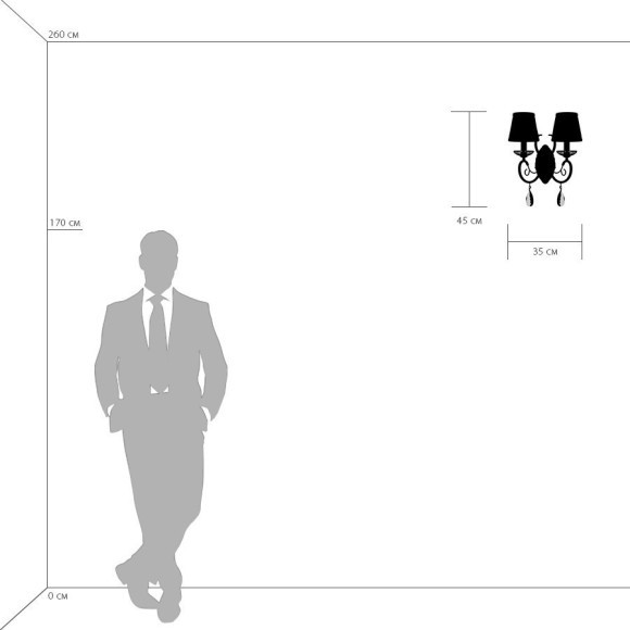 Бра Lightstar 693624 Ricerco под лампы 2xE14 80W Бра Lightstar 693624 Ricerco под лампы 2xE14 80W