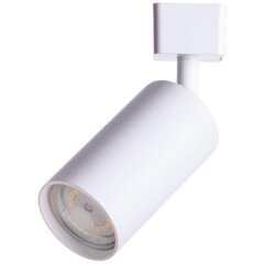 Однофазный двужильный трековый светильник Arte Lamp A1518PL-1WH RIDGE под сменную лампу GU10 Однофазный двужильный трековый светильник Arte Lamp A1518PL-1WH RIDGE под сменную лампу GU10