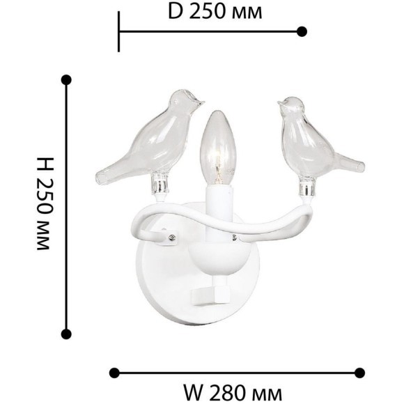 Бра Pajaritos 1751-1W