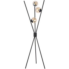 SL549.505.03 Торшер ST-Luce Черный/Коньячный E27 3*40W STAMPO