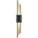 Бра Crystal Lux CARTA AP6W LED GREEN/BRASS