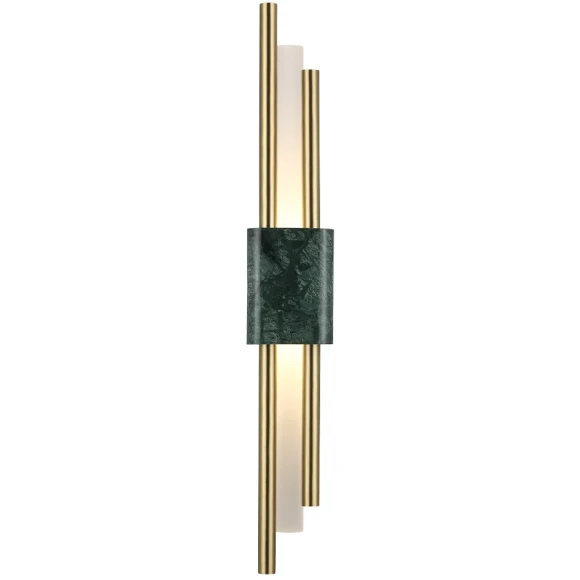 Бра Crystal Lux CARTA AP6W LED GREEN/BRASS