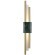 Бра Crystal Lux CARTA AP6W LED GREEN/BRASS
